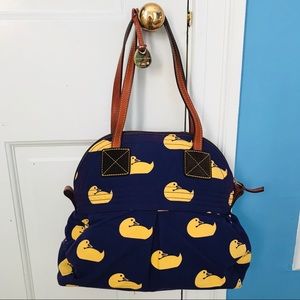 Dooney & Bourke Canvas on Leather Bag